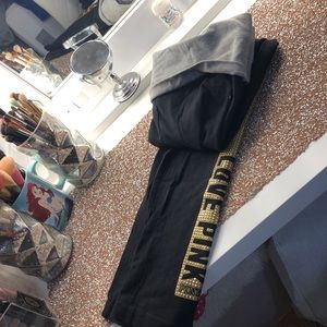 PINK victoria’s secret bling leggings